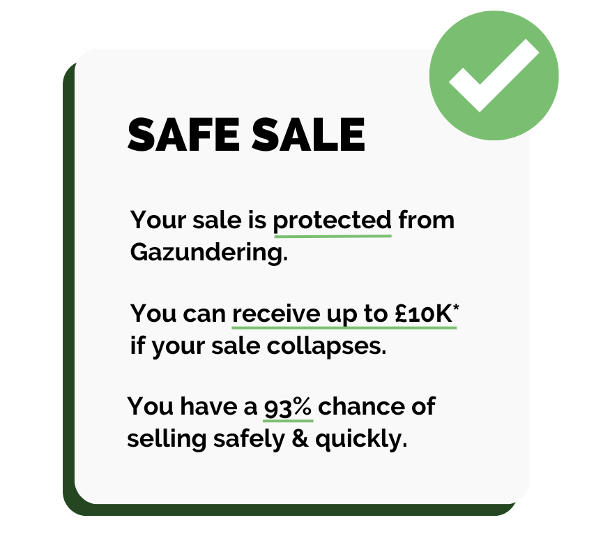 Safe sale is revolutionary. Protect your from Gazundering and wasted costs. Saves you time and money